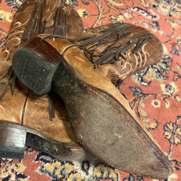 Corral cowboy boots w fringe - Picture 2 of 11